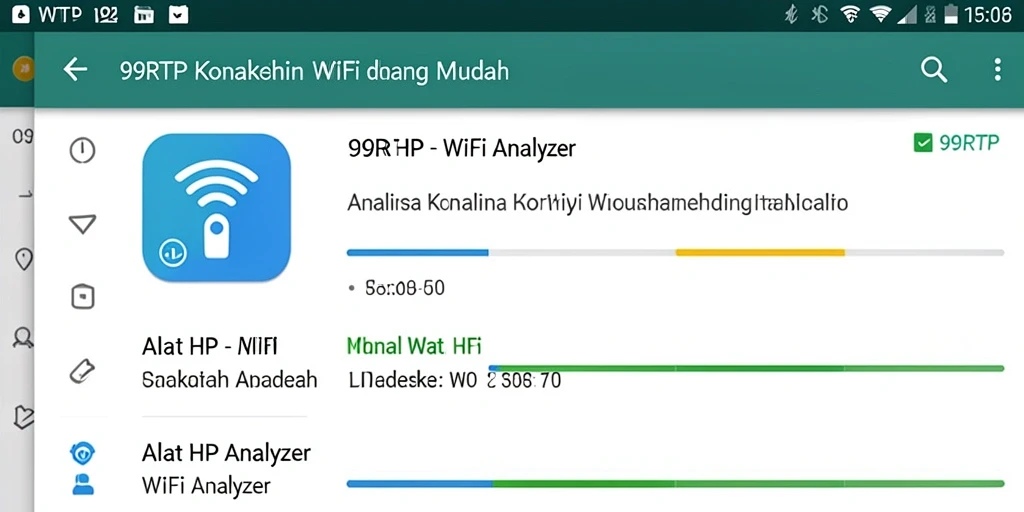 Tampilan antarmuka aplikasi 99RTP yang sederhana dan informatif.