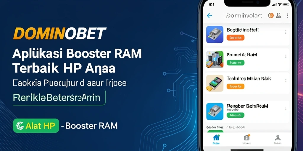 Tampilan antarmuka DOMINOBET yang bersih dan fungsional untuk pembersihan RAM.