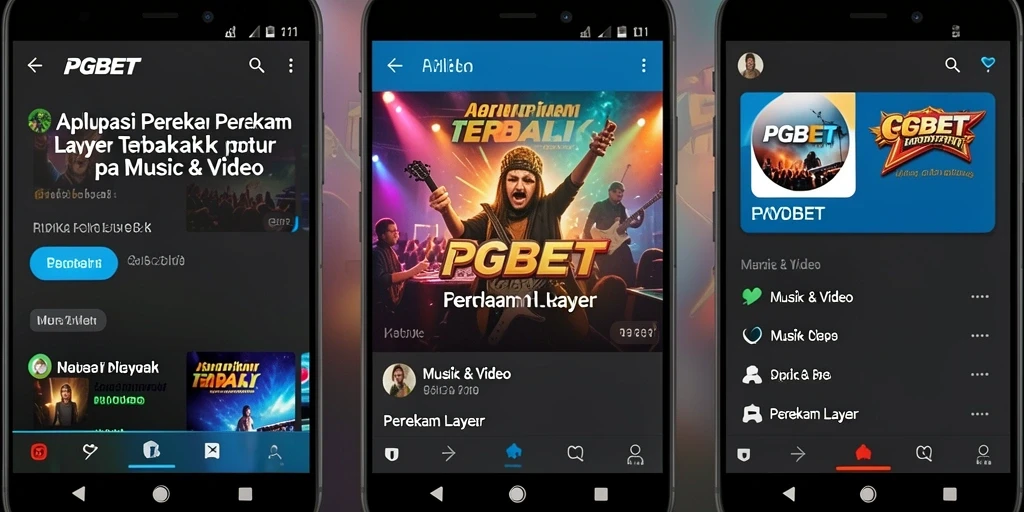 Screenshot utama PGBET menunjukkan antarmuka pengguna Perekam Layar yang intuitif.