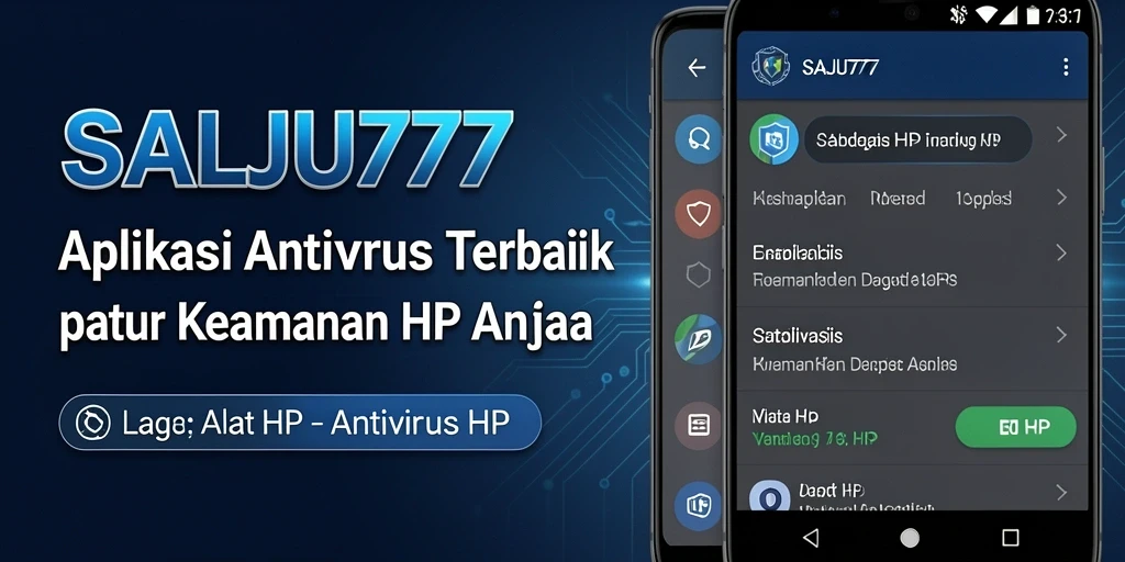 Antarmuka SALJU777 yang menawan dan fungsional untuk antivirus HP.