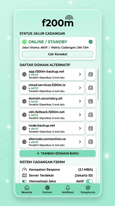 Link Alternatif untuk Unduh f200m APK Terbaru